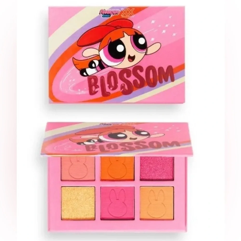 PowerPuff Girls- Blossom - 6 Shade Color Pan Eyeshadow Palette - New In Box